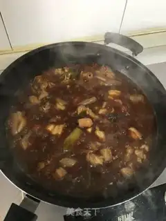 Make Soup of the cabbage and lamb step 2