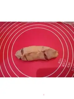 Make caterpillar bean bread step 7