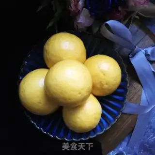 Make Handmade pumpkin buns step 8