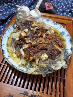 Make Soybeans steamed fish step 7