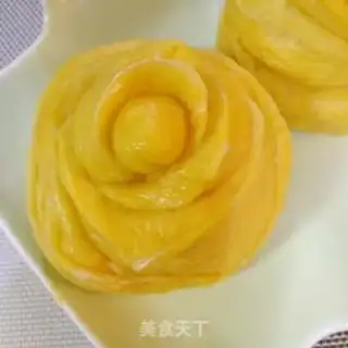 Make Yellow rose bun step 19