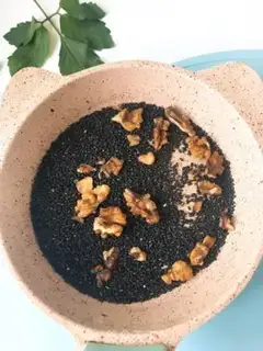 Make Black sesame walnut step 1