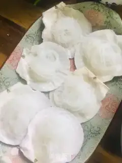 Make Garlic fan sap step 2