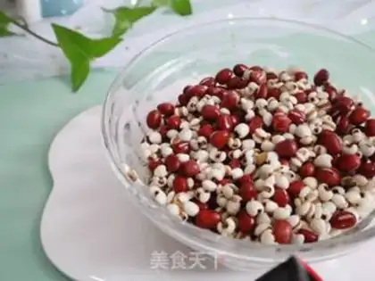 Make Red bean rice powder step 1