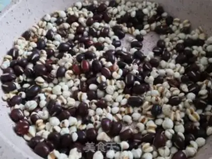 Make Red bean rice powder step 2