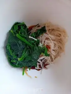 Make Golden pinocchio spinach step 4