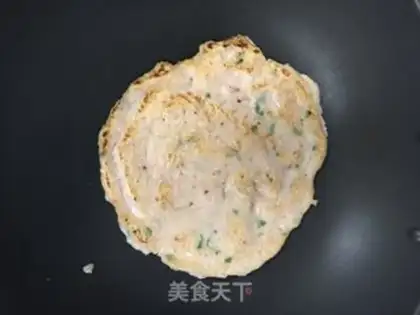 Make Onion squid cake step 5