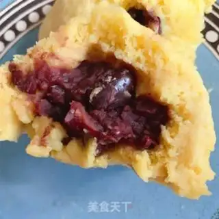Make Sticky bean buns step 14