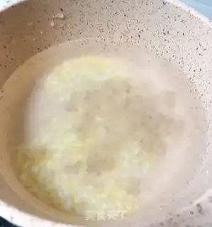 Make Autumn shrimp congee step 5