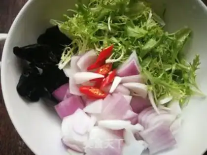 Make An onion moustache step 4
