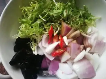 Make An onion moustache step 5