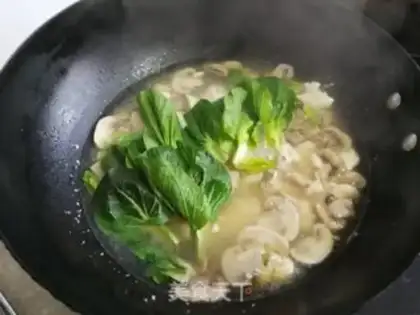 Make Shrimp mushroom tofu soup step 5