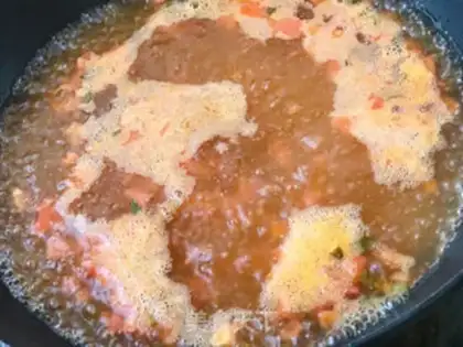 Make Pineapple egg noodles step 14