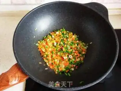 Make Pineapple five-colored rice step 3
