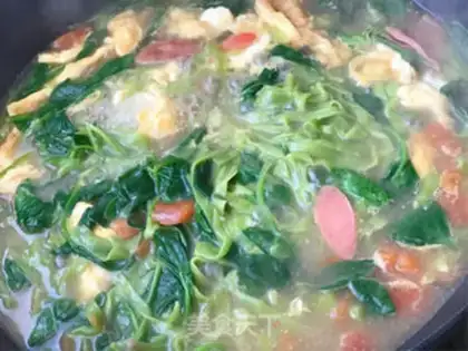 Make Pineapple egg noodles step 17