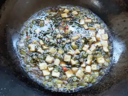 Make Sour sauce and tofu step 7