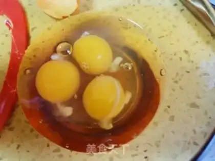 Make A leftover eggcake step 2