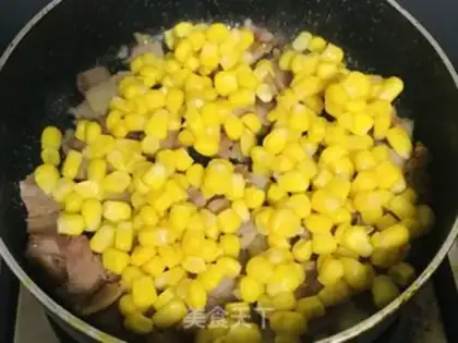 Make Puffy bacon cheesecake step 3
