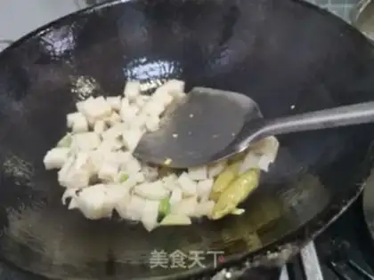 Make Spicy peas step 2