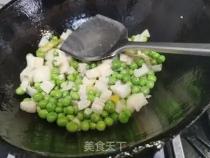 Make Spicy peas step 3