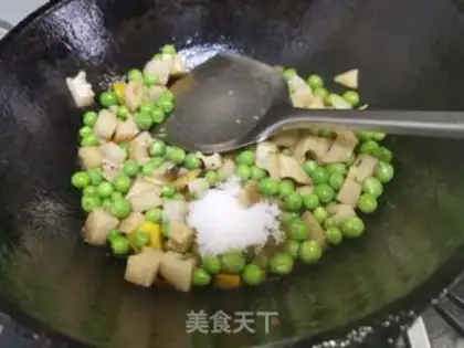 Make Spicy peas step 4