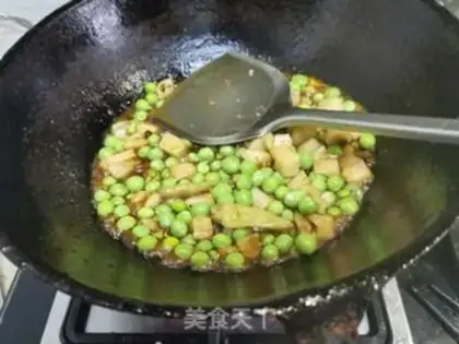 Make Spicy peas step 5