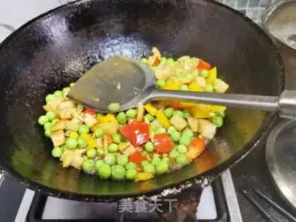 Make Spicy peas step 6