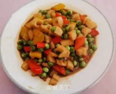 Make Spicy peas step 8