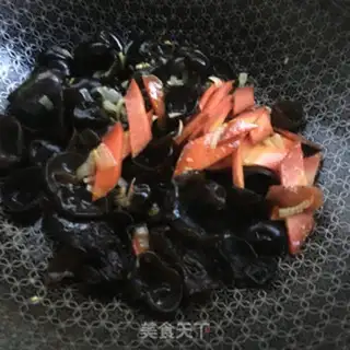 Make ♪ Little Moe-Ear fried the vegetables ♪ step 4