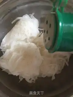 Make Clear the radish balls step 6