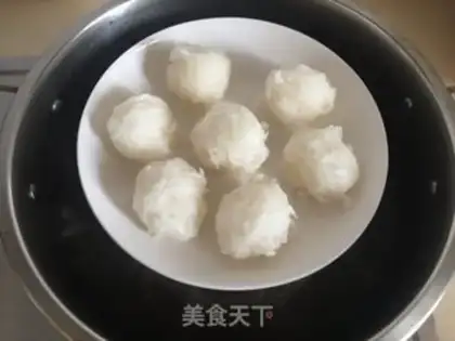 Make Clear the radish balls step 10