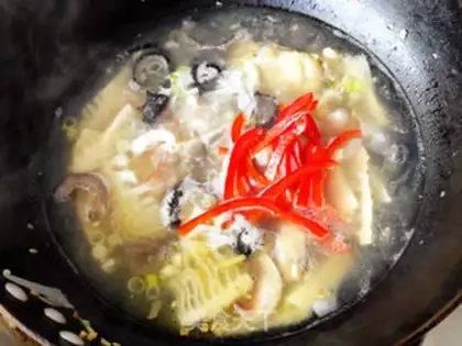 Make Three fresh soup step 9