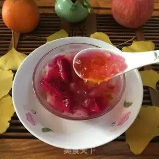 Make Peach omelet silver ear soup step 8