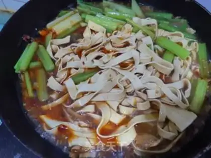 Make Spicy bean skin step 5