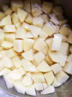 Make Meat, potatoes, rice step 0