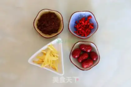 Make Red sugar rice congee step 1
