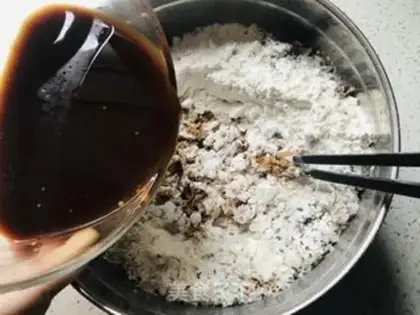 Make A red sugar nut step 6
