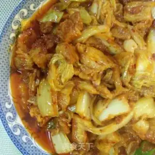 Make Hot cabbage makes meat step 11