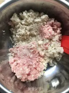 Make A lotta meat dumpling step 1