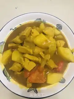 Make Curry potato chicken step 11