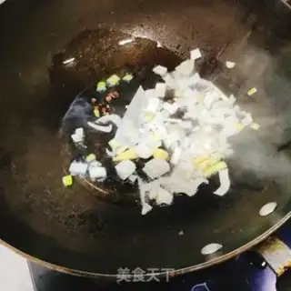 Make Bean curd soup step 1