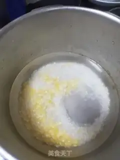 Make Corn dung congee step 2