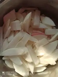 Make Fruit radish step 1