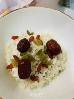 Make Red sugar rice step 2