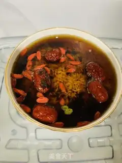 Make Red sugar rice step 3