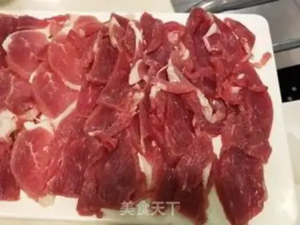 Make Sour sauce and lamb step 1