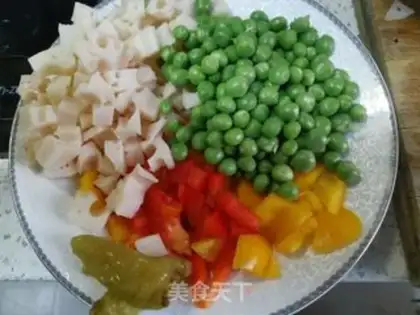 Make Spicy peas step 0