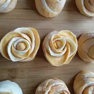 Make Double rose buns step 3