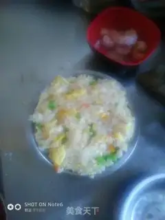 Make Korean shrimp rice step 5