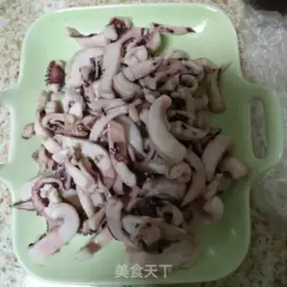 Make Spicy squid step 1